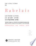 Les cinq livres de Rabelais