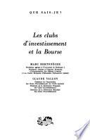 Les clubs d'investissement et la Bourse