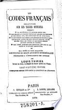Les Codes Francais collationnes sur les textes officieto ... 28 ed