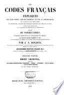 Les codes français expliqués par leurs motifs