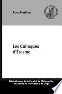 Les Colloques d’Érasme