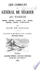 Les combats du Général de Négrier au Tonkin
