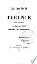 Les comédies de Terence, traduites en vers français