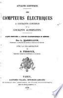 Les compteurs électriques à courants continus et à courants alternatifs