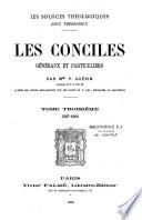 Les Conciles généraux et particuliers