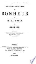 Les conditions sociales du bonheur et de la force