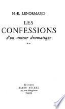 Les confessions d'un auteur dramatique