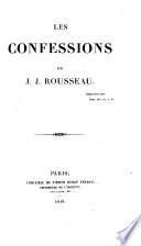 Les confessions de J. J. Rousseau