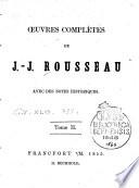 Les confessions de J.J. Rousseau