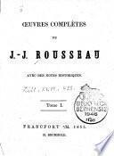 Les confessions de J.J. Rousseau
