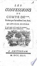 Les Confessions Du Comte D. ...