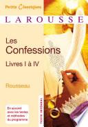 Les Confessions, livres I à IV