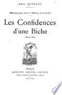 Les confidences d'une biche, 1859-1871