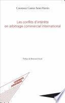 Les conflits d'intérêts en arbitrage commercial international