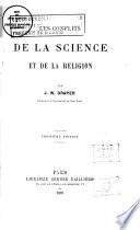 Les conflits de la science et de la religion