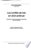 Les conflits de lois en droit antitrust
