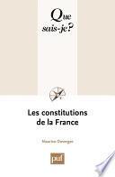 Les constitutions de la France