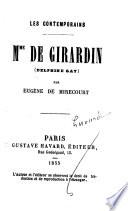 Les contemporains: Girardin; Thiers; Taylor; Vernet; Ponsard; Arago