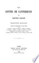 Les contes de Canterbury de Geoffroy Chaucer