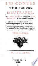 Les contes et discours d'Eutrapel