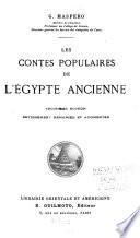 Les contes populaires de l'Égypte ancienne