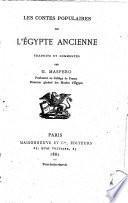 Les Contes populaires de l'Égypte ancienne traduits et commentés par Gaston Maspéro
