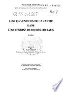 Les conventions de garantie dans les cessions de droits sociaux