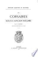 Les corsaires sous l'ancien régime