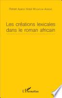 Les créations lexicales dans le roman africain
