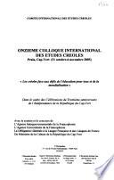 Les créoles face aux défis de l'éducation pour tous et de la mondialisation
