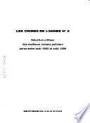 Les crimes de l'année