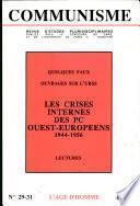 Les Crises internes des PC ouest-européens, 1944-1956