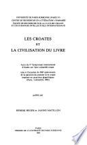 Les Croates et la civilisation du livre