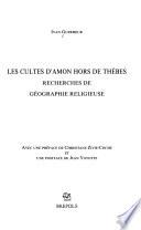 Les cultes d'Amon hors de Thèbes