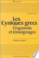 Les Cyniques grecs