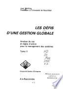 Les défis d'une gestion globale