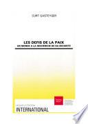 Les défis de la paix