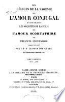 Les délices de la sagesse sur l'amour conjugal