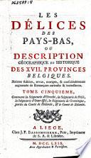 Les delices des Pays-Bas