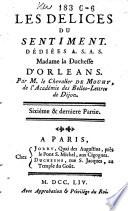 Les delices du sentiment