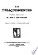 Les déliquescences