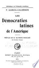 Les démocraties latines de l'Amérique