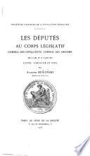 Les députés au Corps législatif