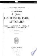 Les derniers tsars autocrates