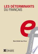 Les déterminants du français