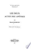 Les deux Actes des apôtres