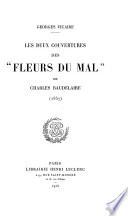 Les deux couvertures des Fleurs du Mal de Charles Baudelaire (1857).