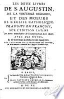 Les deux livres de la véritable religion es des moeurs de l'église catholique