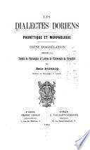 Les dialectes doriens