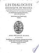 Les Dialogues d'Honneur
